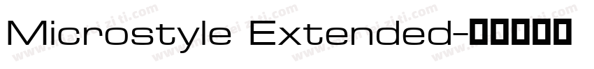 Microstyle Extended字体转换